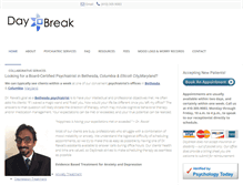 Tablet Screenshot of daybreakpsych.com